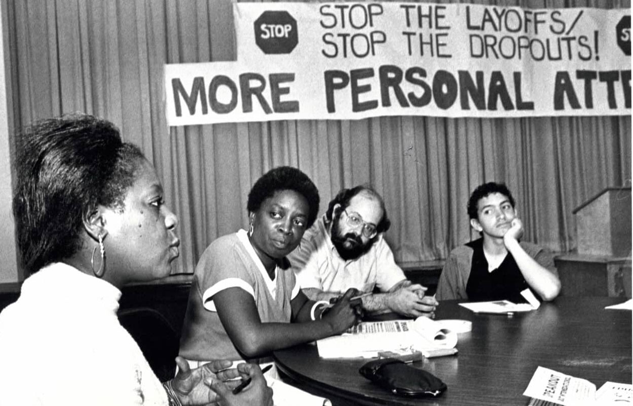 Activist at work